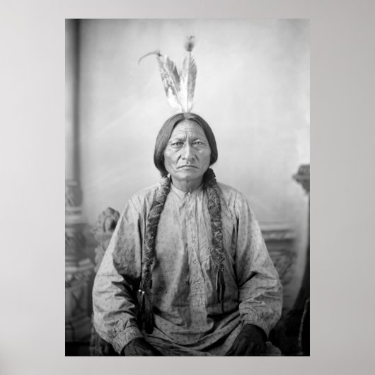 Dakota Leader sitzt Bull Native Amerikanische Urei Poster (Vorne)