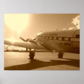 "Dakota Longing for the Sky in Abend Sun" Poster (Vorne)