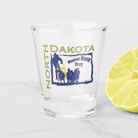 Dakota-Schuss Schnapsglas (Vorderseite)