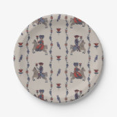 Dala B - Rundpapier-Teller Pappteller (Vorderseite)