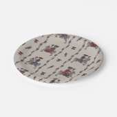 Dala B - Rundpapier-Teller Pappteller (Schrägansicht)