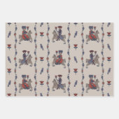 Dala B - Schleifpapier Geschenkpapier Set (Vorderseite 2)