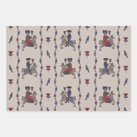 Dala B - Schleifpapier Geschenkpapier Set (Vorderseite 2)