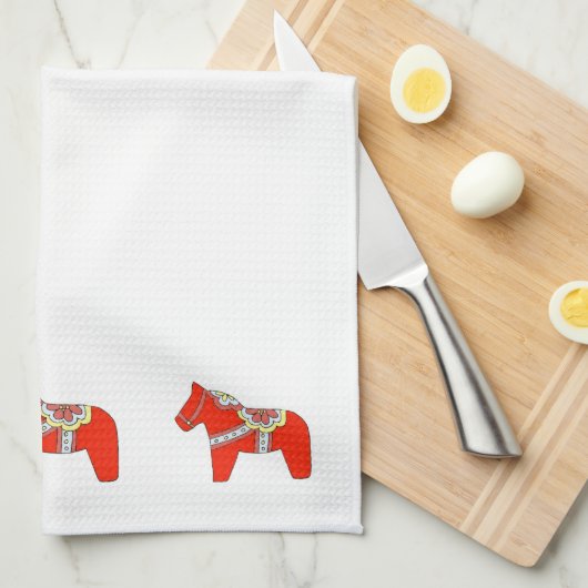 Dala Drawing Küchentuch (Viertel Falte)