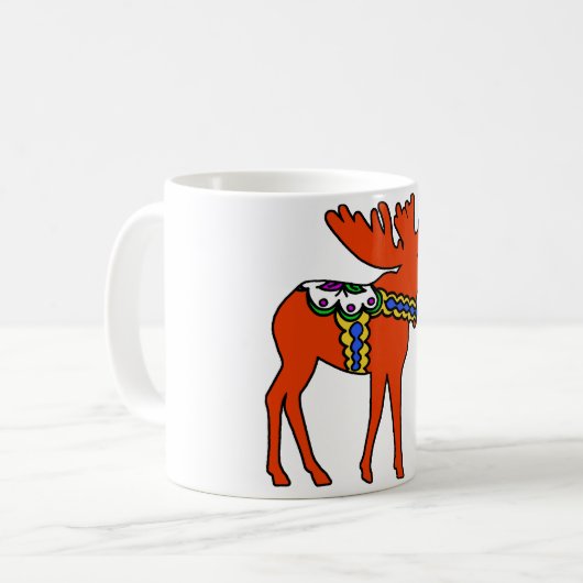 Dala Elche Kaffeetasse (Vorderseite Links)