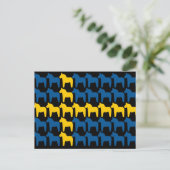 Dala Flag Postkarte (Stehend Vorderseite)