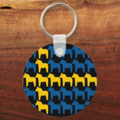 Dala Flag Schlüsselanhänger (Vorderseite)