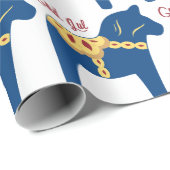 Dala-Gott-Jul Geschenkpapier (Rolleneckpunkt)
