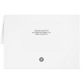 Dala Holiday Card (Rückseite Horizontal)