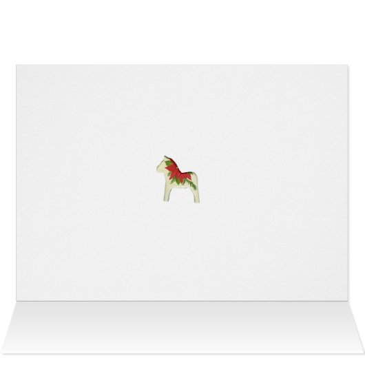 Dala Holiday Card (Innenansicht Horizontal (Oben))