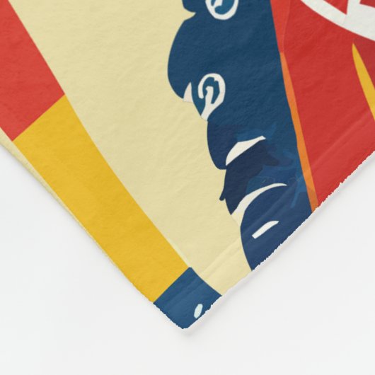 Dala Hora Watercolor Benutzerdefiniertes Muster Fleecedecke (Ecke)