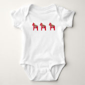 Dala Horse Baby Clothes Baby Strampler (Vorderseite)