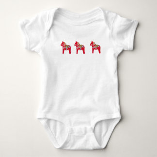 Dala Horse Baby Clothes Strampler