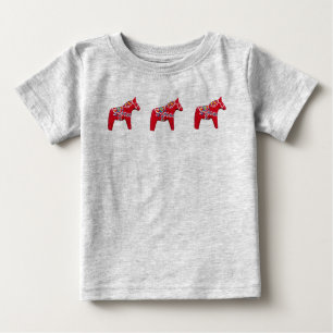 Dala Horse Baby Romper Baby T-shirt