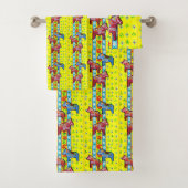 Dala Horse Bath Badhandtuch Set (Insitu)