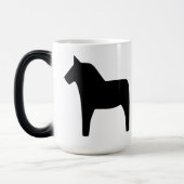 Dala Horse Black Magic Tasse (Links)