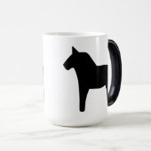Dala Horse Black Magic Tasse (VorderseiteRechts)