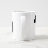 Dala Horse Black Specialty Tasse (Rückseite)
