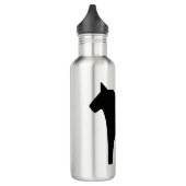 Dala Horse Black Water Flasche Edelstahlflasche (Links)