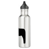 Dala Horse Black Water Flasche Edelstahlflasche (Rechts)