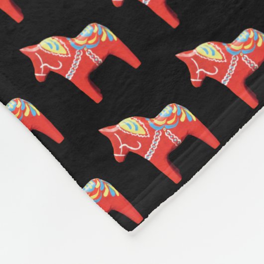 Dala Horse Blanket Fleecedecke (Ecke)