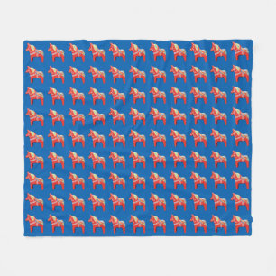 Dala Horse Blanket Fleecedecke
