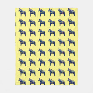 Dala Horse Blanket Fleecedecke