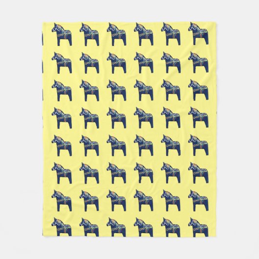 Dala Horse Blanket Fleecedecke (Vorderseite)