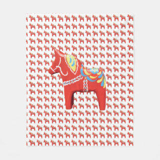 Dala Horse Blanket Fleecedecke