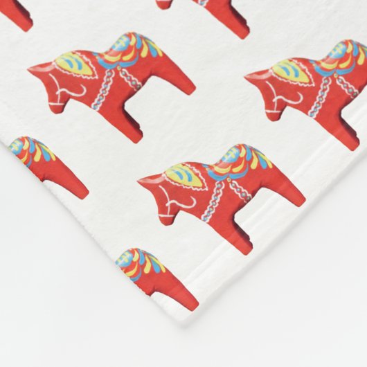 Dala Horse Blanket Fleecedecke (Ecke)