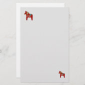 Dala Horse Briefpapier (Vorne/Hinten)