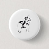 Dala Horse Button (Vorderseite)