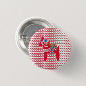 Dala Horse Button (Vorne & Hinten)