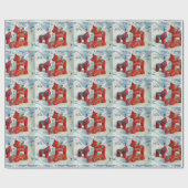 Dala Horse Collector Wrapping Geschenkpapier (Flach)