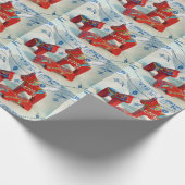 Dala Horse Collector Wrapping Geschenkpapier (Ecke)