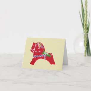 Dala Horse Collectors Notecard Karte