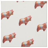 Dala Horse Cotton Fabric Stoff (Muster)