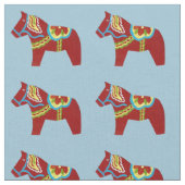Dala Horse Fabric Stoff (Nahaufnahme)