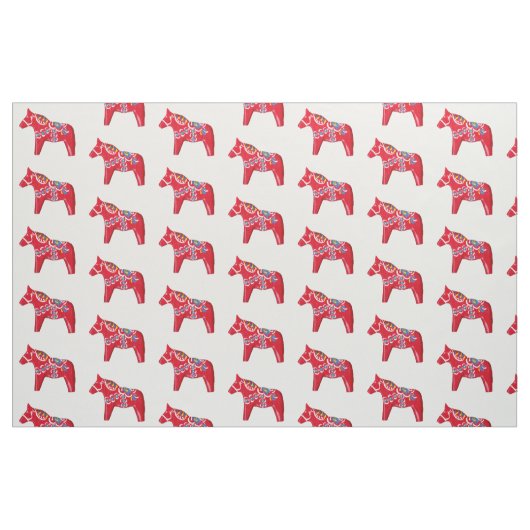 Dala Horse Fabric von Julia Morrill Stoff (Fat Quarter (45,7 x 55,9 cm))