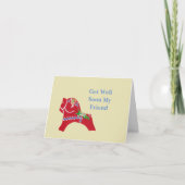 Dala Horse, Freundschaft Karte (Vorderseite)