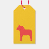 Dala Horse Gift Tags Geschenkanhänger (Rückseite)
