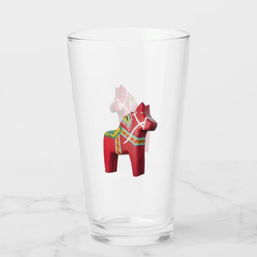 Dala Horse Glas (Rückseite)