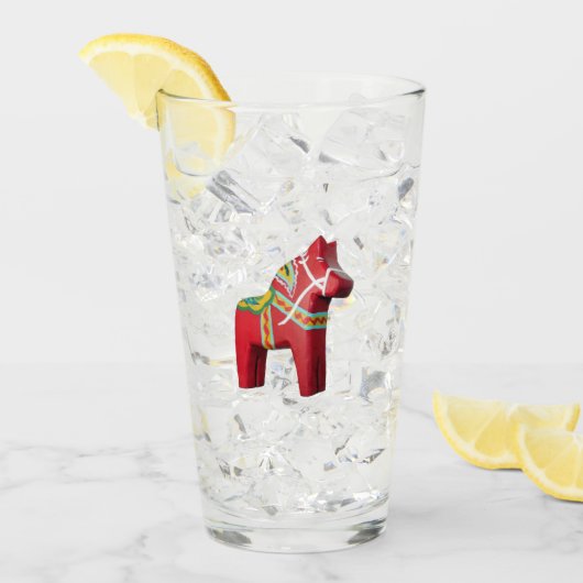 Dala Horse Glas (Vorderseite Ice)