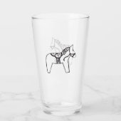 Dala Horse Glas (Rückseite)