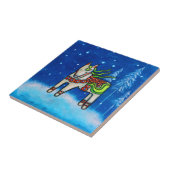 Dala Horse I Tile Untersetzer (Seite)