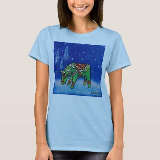 Dala Horse III T - Shirt (Vorderseite)