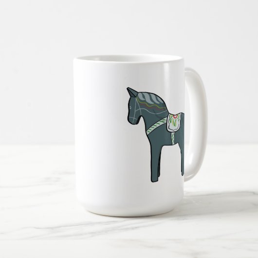 Dala horse kaffeetasse (VorderseiteRechts)
