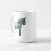 Dala horse kaffeetasse (Vorderseite Links)