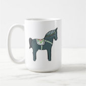 Dala horse kaffeetasse (Links)