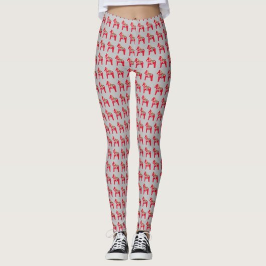 Dala Horse Leggings (Vorderseite)